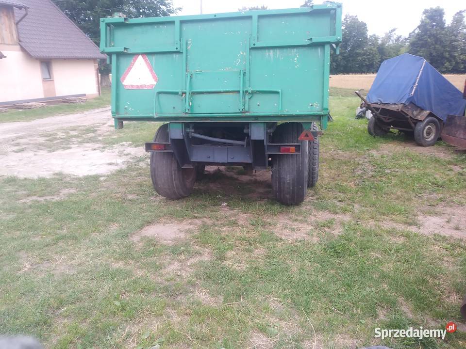 Przyczepa 3 strony wywrot 12 ton tandem Pamiętowo