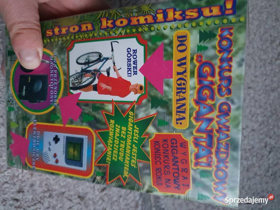 Komiks Gigant zestaw 7 tomów 1999 Gdynia