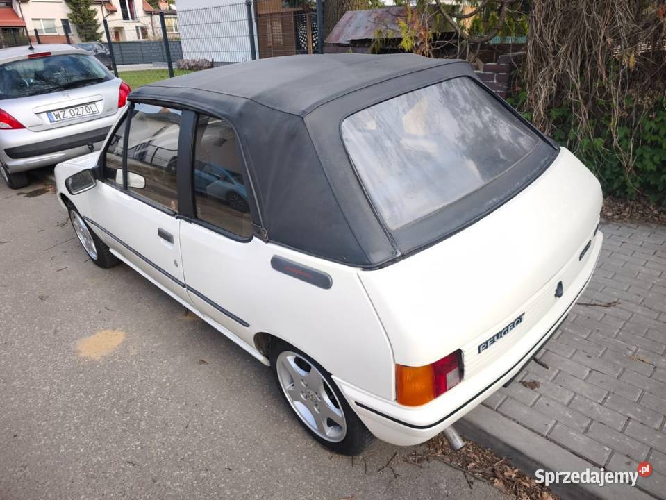 Peugeot 205 CJ Cabrio Rok produkcji 1989 Peugeot