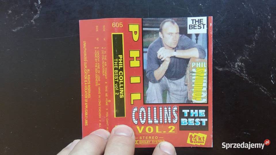 Kaseta magnetofonowa Phil Collins The best Vol2 Siemiatycze