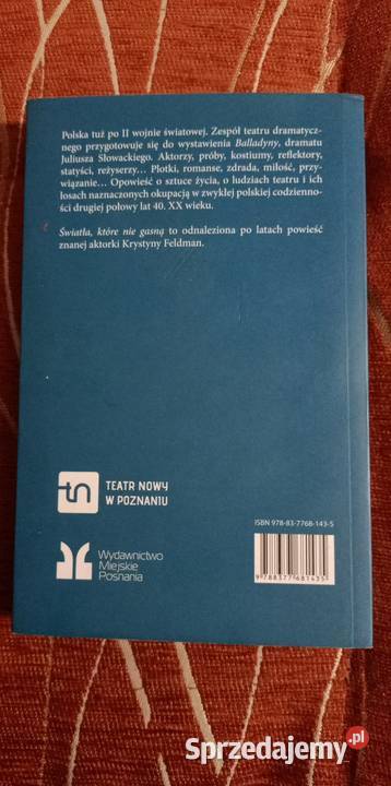 Światła które nie gasną Krystyna Feldman biografie, wspomnienia wielkopolskie Poznań