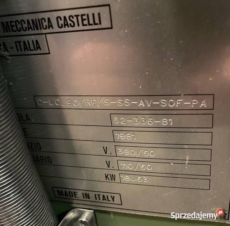 DMC Europa 90 szlifierka szerokotasmowa małopolskie Nowy Targ