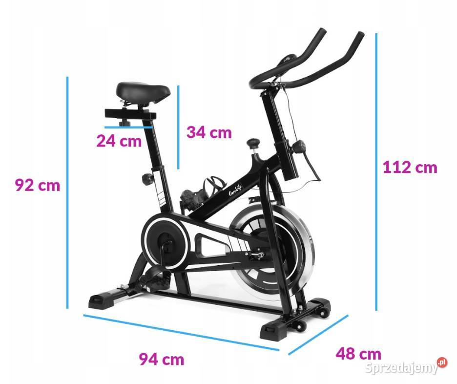Rower stacjonarny spinningowy fitness treningowy Sprzęt do ćwiczeń Warszawa