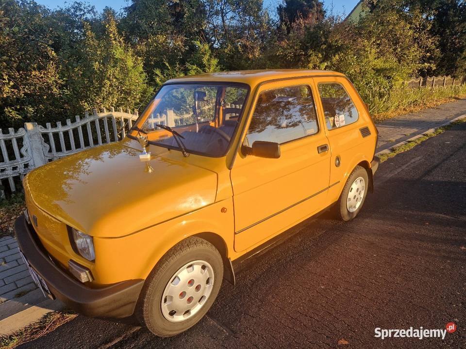 Fiat 126p bez korozji żółty 126 wielkopolskie Kotlin