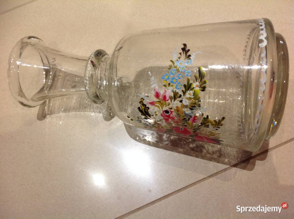 Stara Karafka Dzbanek BIEDERMEIER Nowa Sól