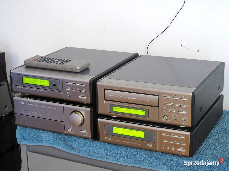 Wieża Denon pilot Wzmacniacz Radio CD Mag AUX Jasło