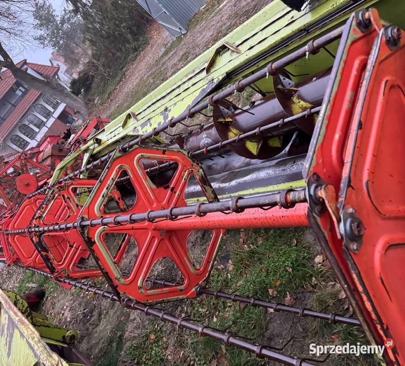 Heder 45m cięcia Schumacher kombajn claas lubelskie Zahajki