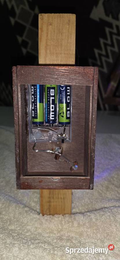 choinka święta led drewno Warszawa