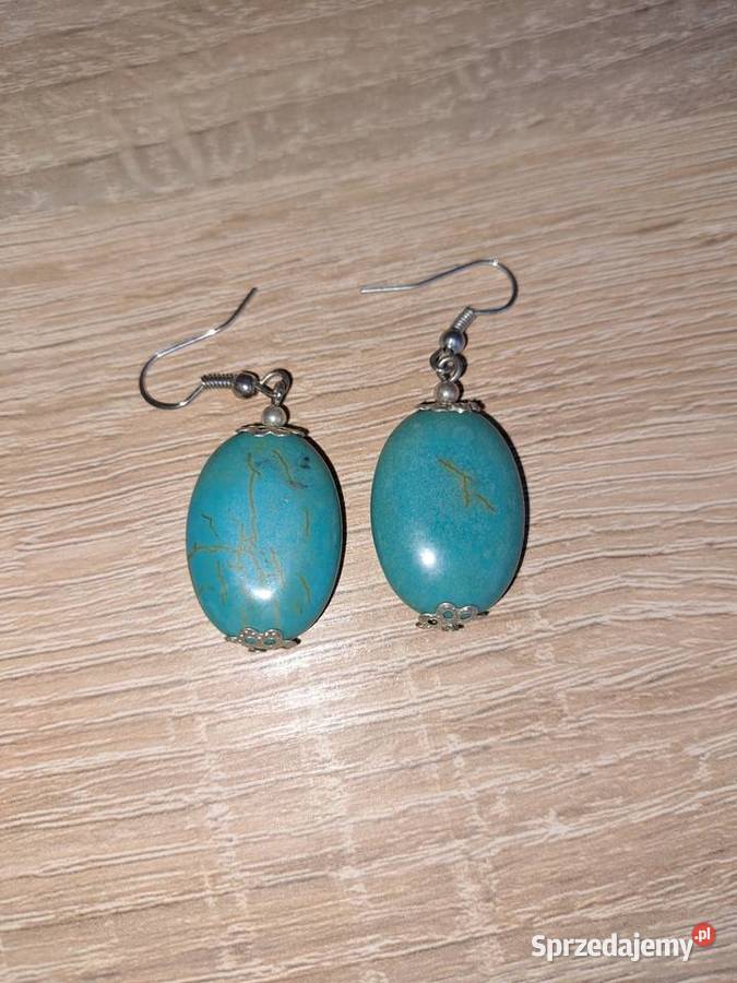 Kolczyki turkusowe