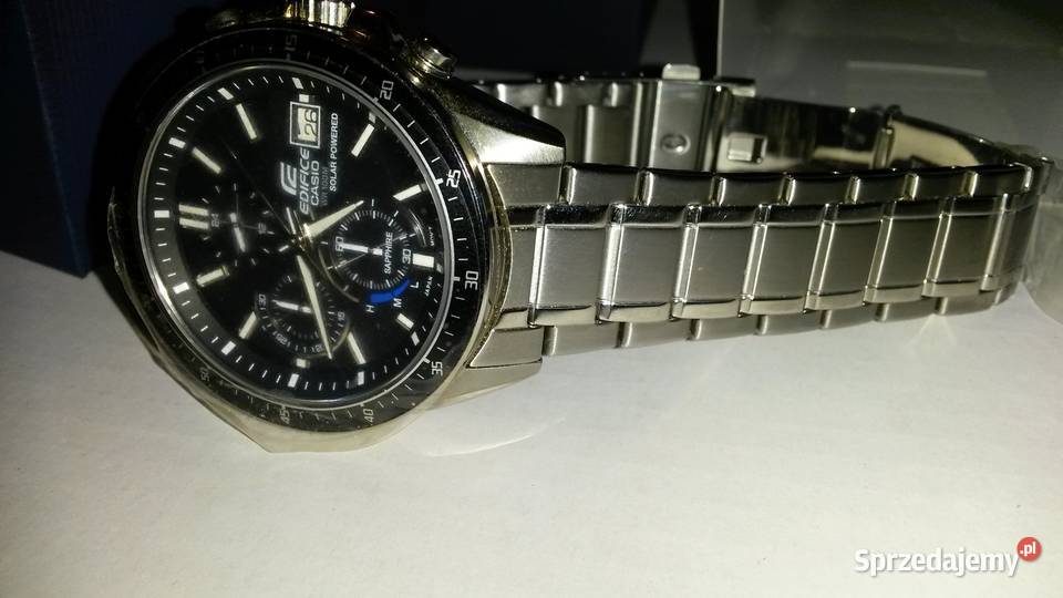 Zegarek męski solarny Casio Edifice chronograf Męskie sprzedam