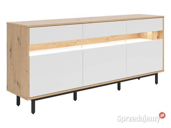 Nowe meble BRW GAP LED dąb artisan biały Siedlce sprzedam