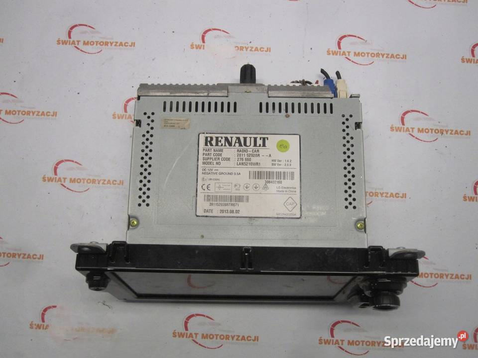 RENAULT CLIO 13r radio 281152928R X1312056 świętokrzyskie Kielce
