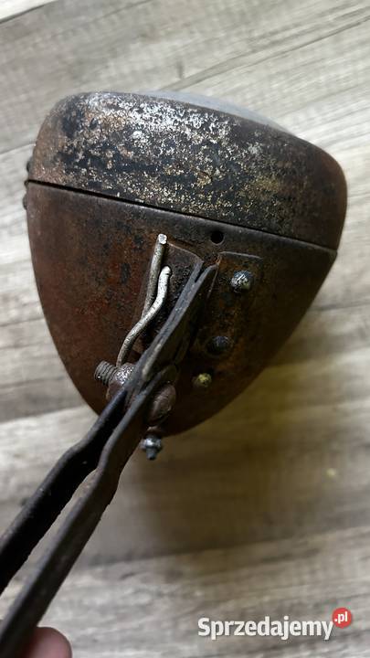 Lampa Rowerowa Zabytkowa Prl Melas Ptr 108 Części i akcesoria Polanka Wielka