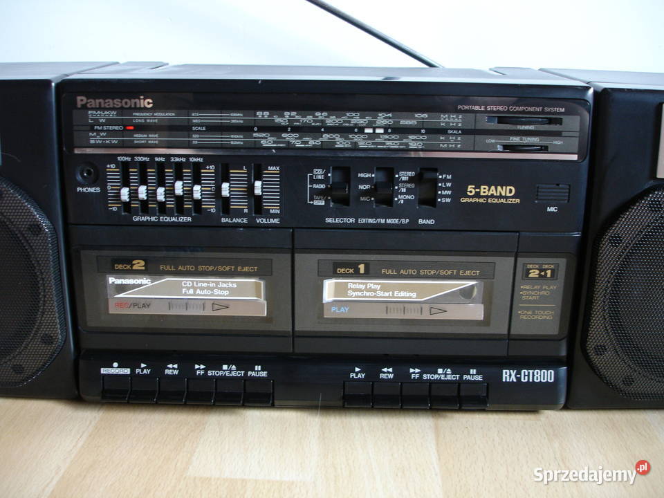 Radiomagnetofon PANASONIC RXCT800 Zielona Góra