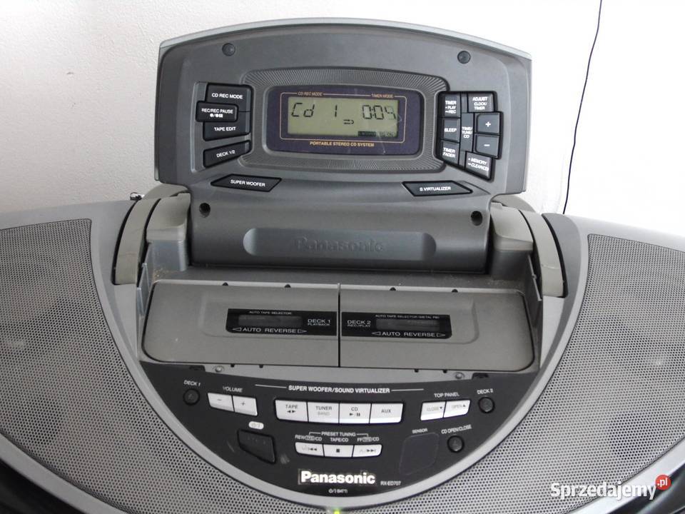 Radio odtwarzacz Panasonic RXED707 radio z CD podkarpackie