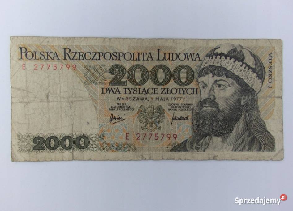 Polska PRL 2000 1977 seria E Łomża