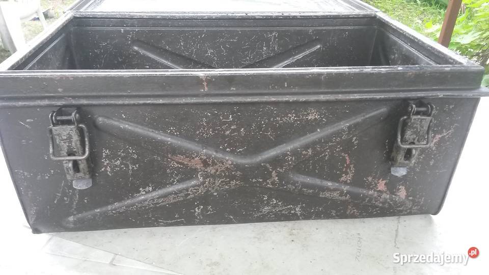 Skrzynia Wojskowa na dokumenty Wermacht Militaria Poznań