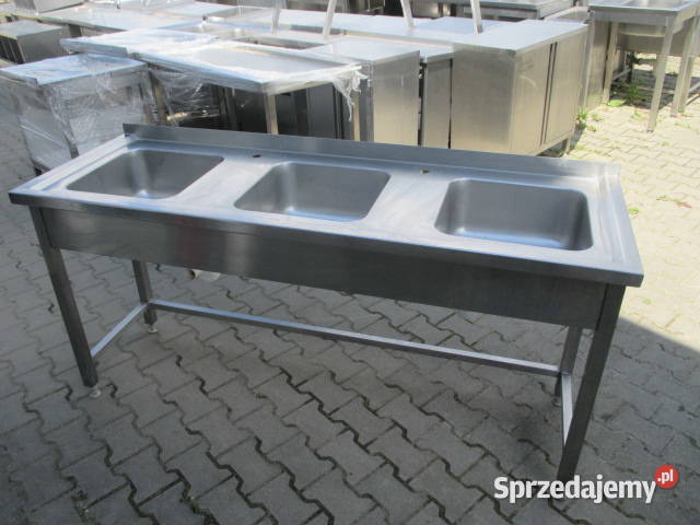 Zlew Gastronomiczny 3 Komorowy 1806085 wielkopolskie Ostrów Wielkopolski sprzedam