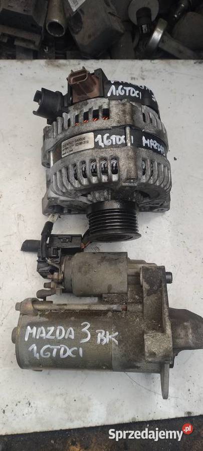 MAZDA 3 BK 16d TDCI CITD rozrusznik alternator świętokrzyskie Kielce