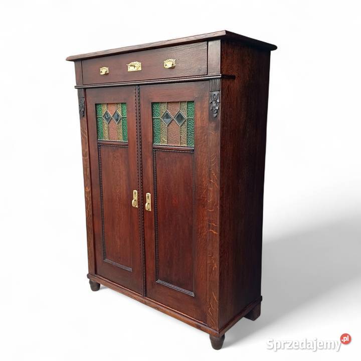 Stylowa Bieliźniarka Secesyjna z Witrażami wielkopolskie Suchorzew sprzedam