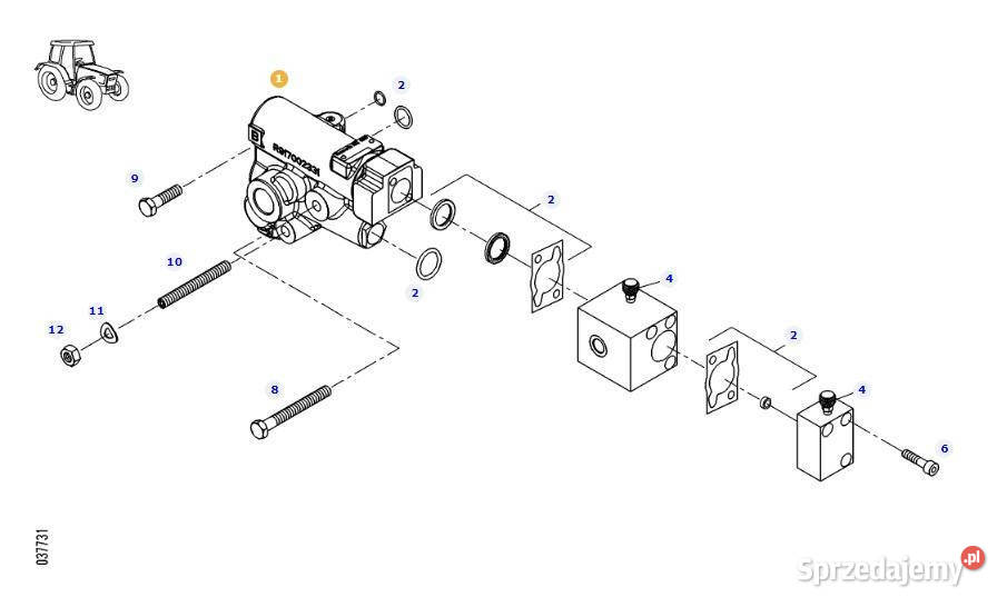 Fendt 828 Vario zawór hamulcowy przyczepy wielkopolskie Jastrzębniki