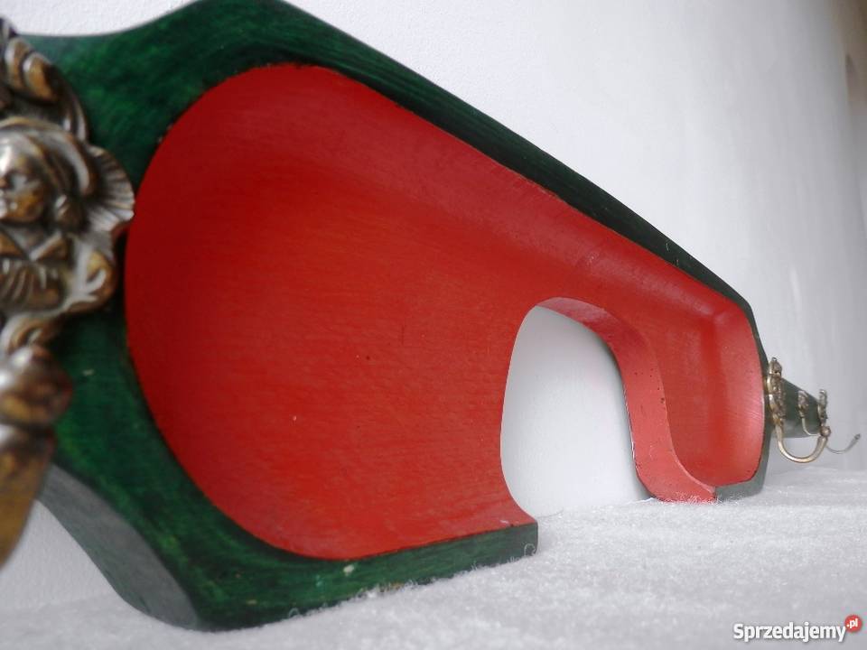 Piękny unikatowy dębowy wieszak KOROMYSŁONOSIDŁO Szczecinek