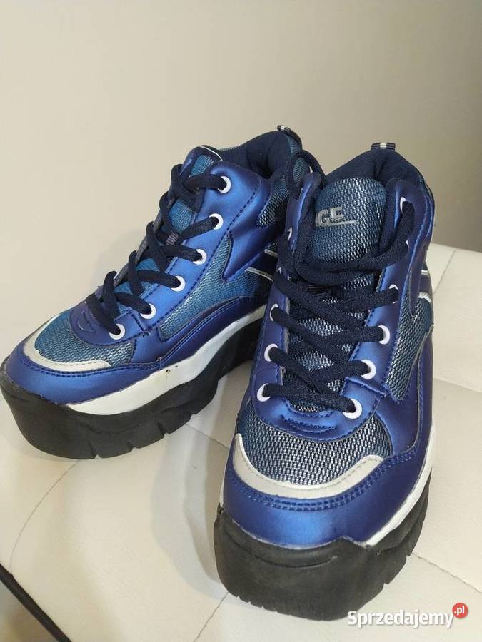 Buty 37 z wrotkami kółkami Wedge Sky Shoes fioletowy