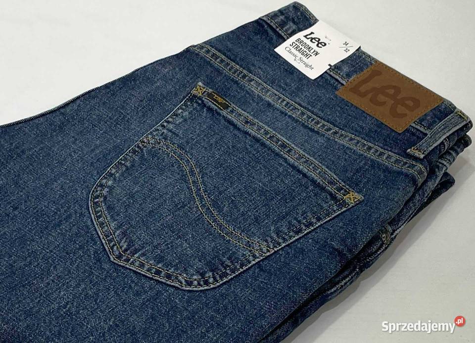 Spodnie męskie jeansy Lee Brooklyn Straight Rozmiar XXL Odzież codzienna