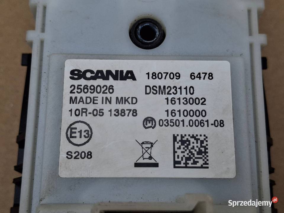 SCANIA RS PANEL STEROWANIA SZYB LUSTEREK Bieleń sprzedam