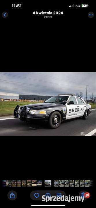 Wynajem Amerykański radiowóz Ford Crown Victoria Piotrków Trybunalski