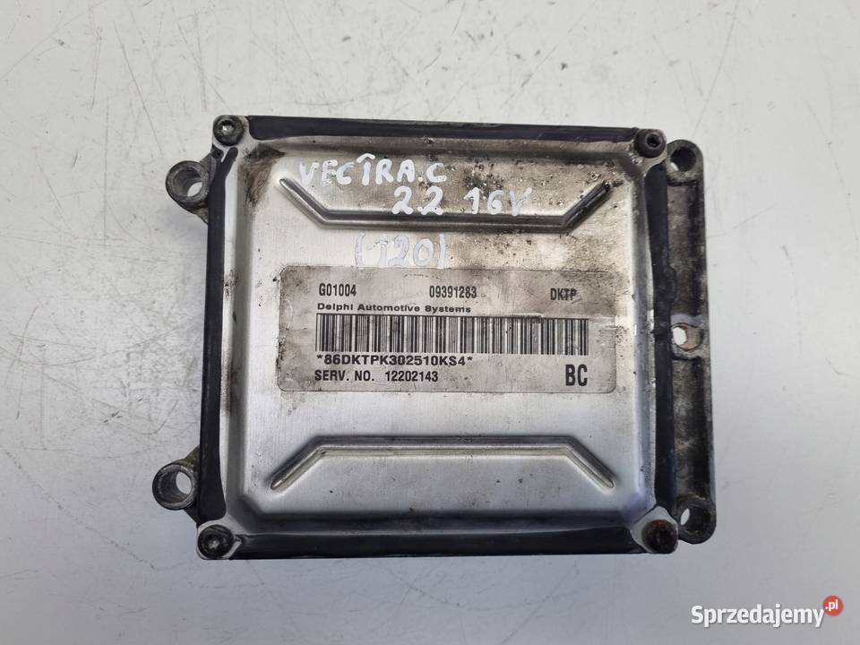 STEROWNIK SILNIKA Opel Vectra C 22 16V 09391283 Rudka