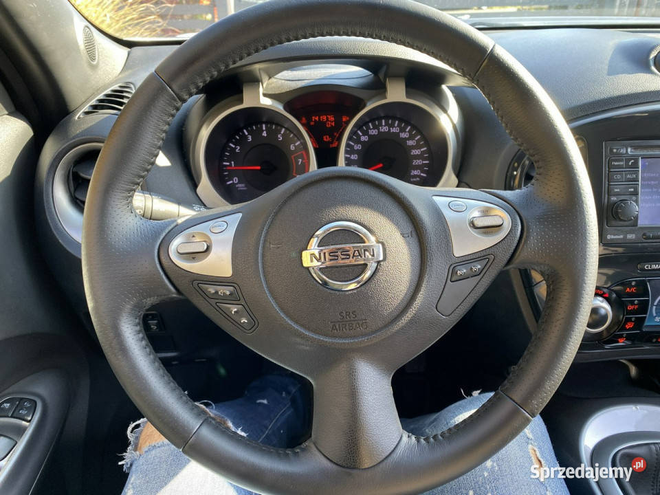 Nissan Juke Zadbany Bezwypadkowy Serwisowany wielofunkcyjna kierownica
