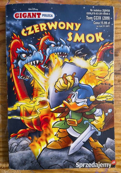 Gigant komiks czerwony smok tom CCIX 209 Sosnowiec