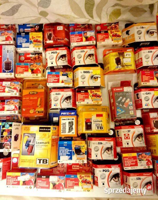 OK 100 Sztuk MIX Tuszy Zamienniki Oryginalne Tarnów sprzedam