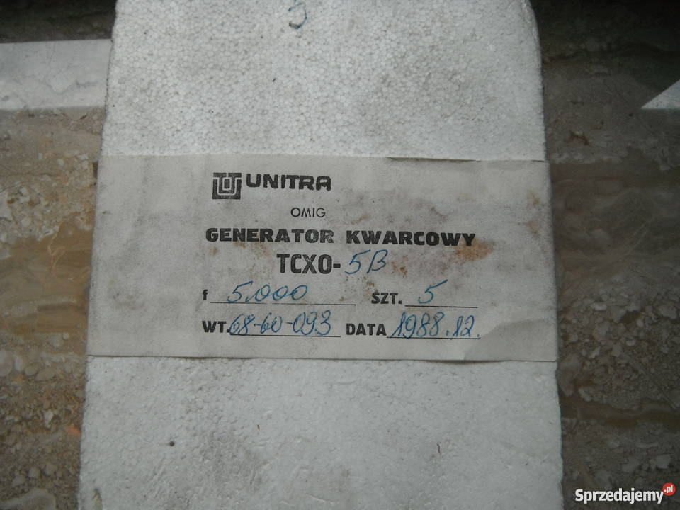 TCXO5B Generator kwarcowy 5000 MHz Unitra NOS