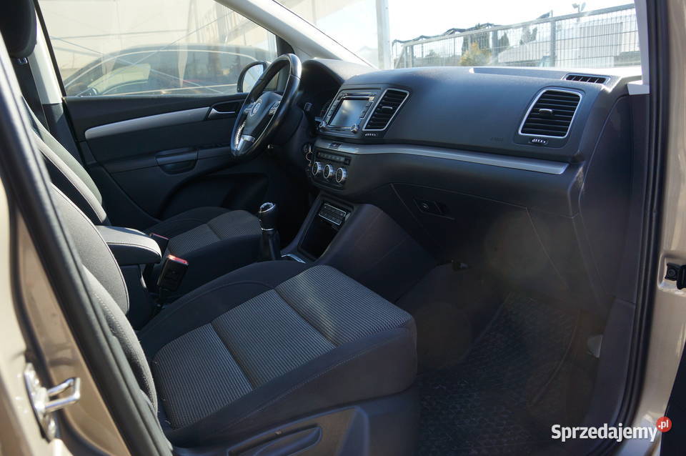 Volkswagen Sharan 20 TDI CR 140 4x4 7osób Kamera wspomaganie kierownicy Nowy Sącz
