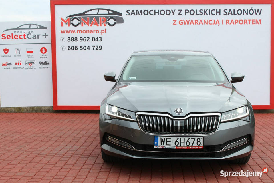 koda Superb AMBITION 15 TSI DSG Salon Polska komputer pokładowy kujawsko-pomorskie Włocławek