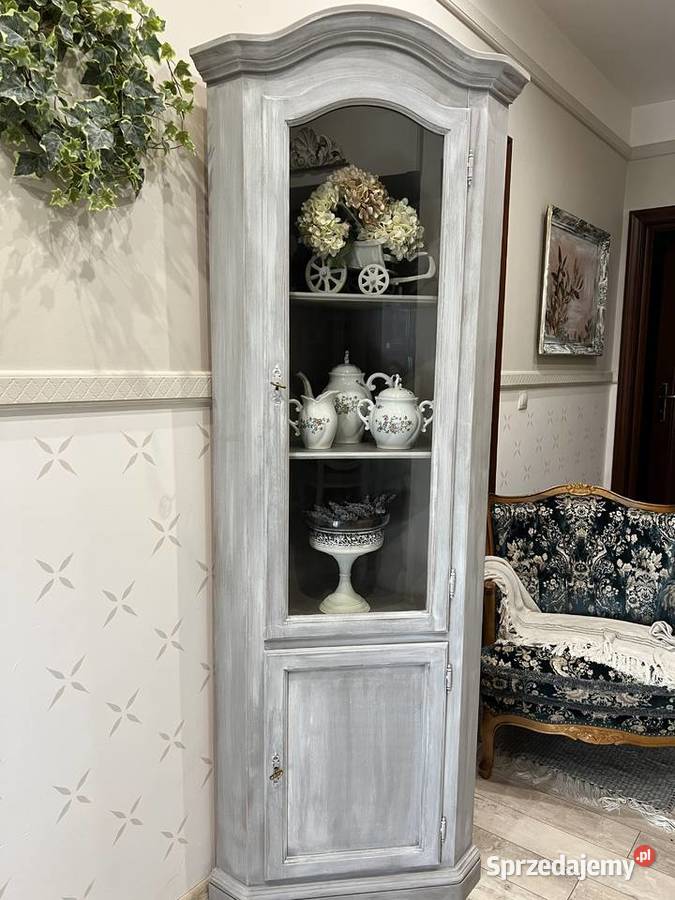 Narożna witryna szara shabby Żary sprzedam