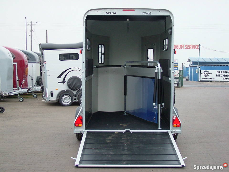 Przyczepa koni aluminiowa z siodlarnią Przyczepy Warszawa sprzedam