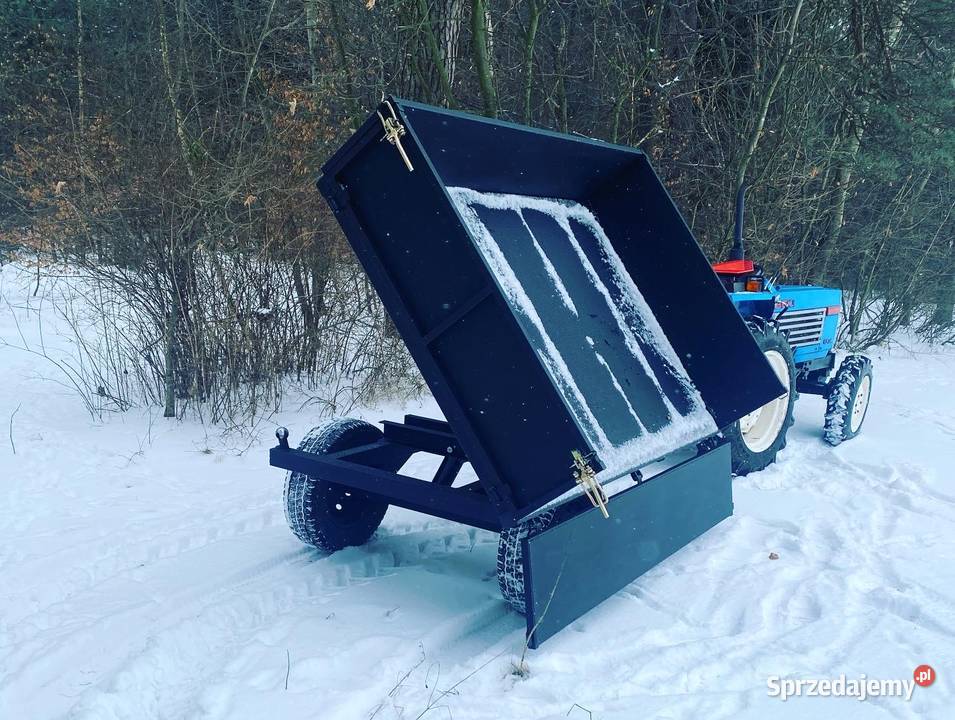 Przyczepa ogrodowa 2 tonowa kiprowana na 3 małopolskie Olkusz