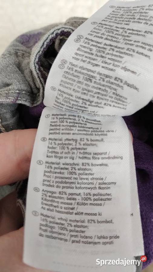 spodnie dziewczęce jeansowe ocieplane rozmiar Poznań
