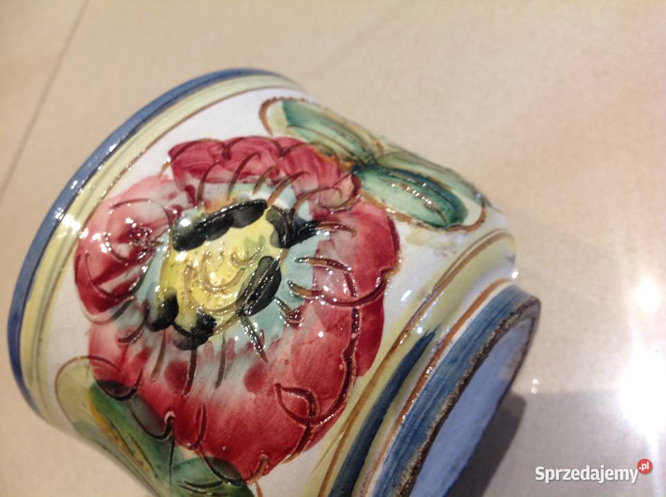Ceramiczna Osłonka Ręcznie Malowana Nowa Sól