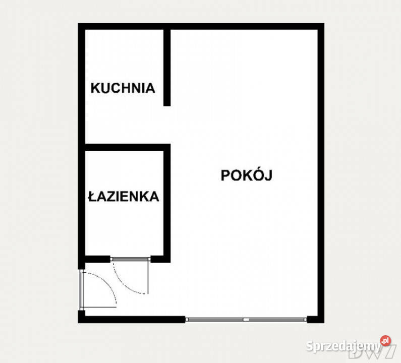 Kawalerka 25 m2 Bocheńska 8 Kazimierz oddzielna kuchnia Kraków sprzedam