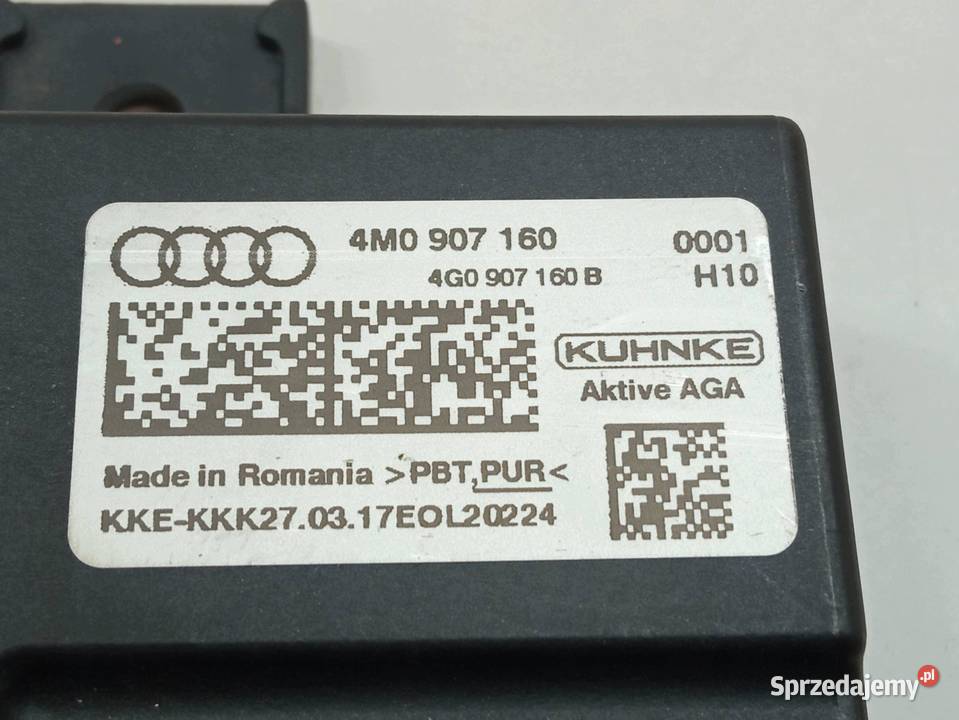 MODUŁ DŹWIĘKU 4M0907160 4G0907160B Audi Q7 II