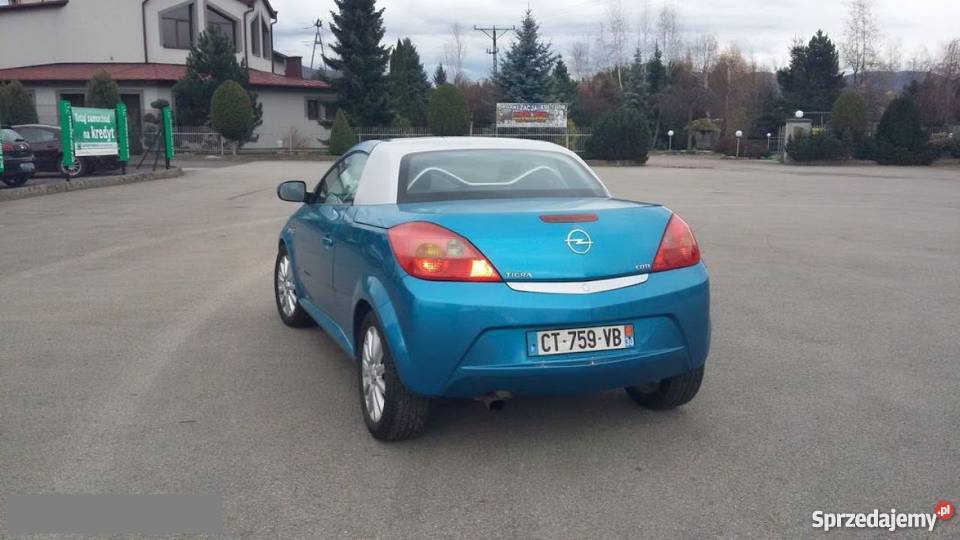 Sprzedam Opel Tigra niebieski skórzana tapicerka Skoczów sprzedam