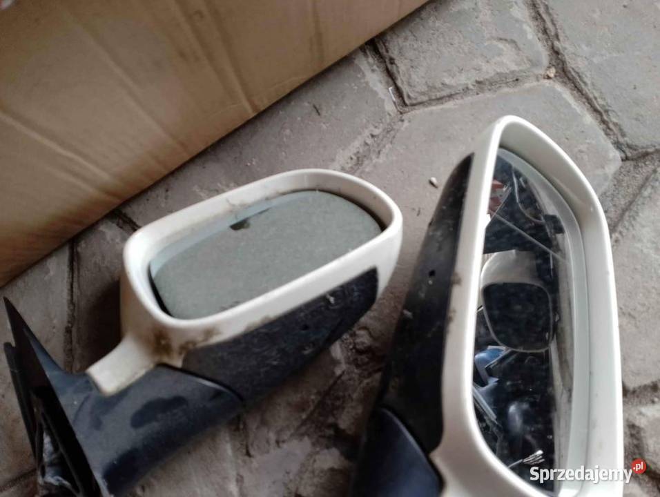 Komplet lusterek bocznych audi a4 b5 białe Szamocin