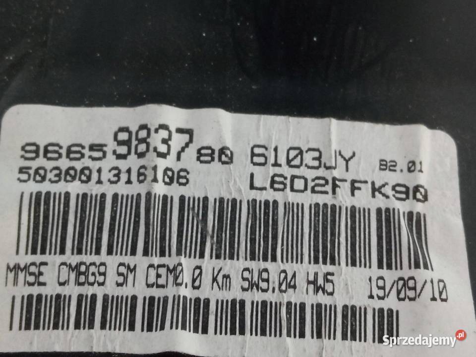 LICZNIK 9665983780 Citroen Berlingo II 2008
