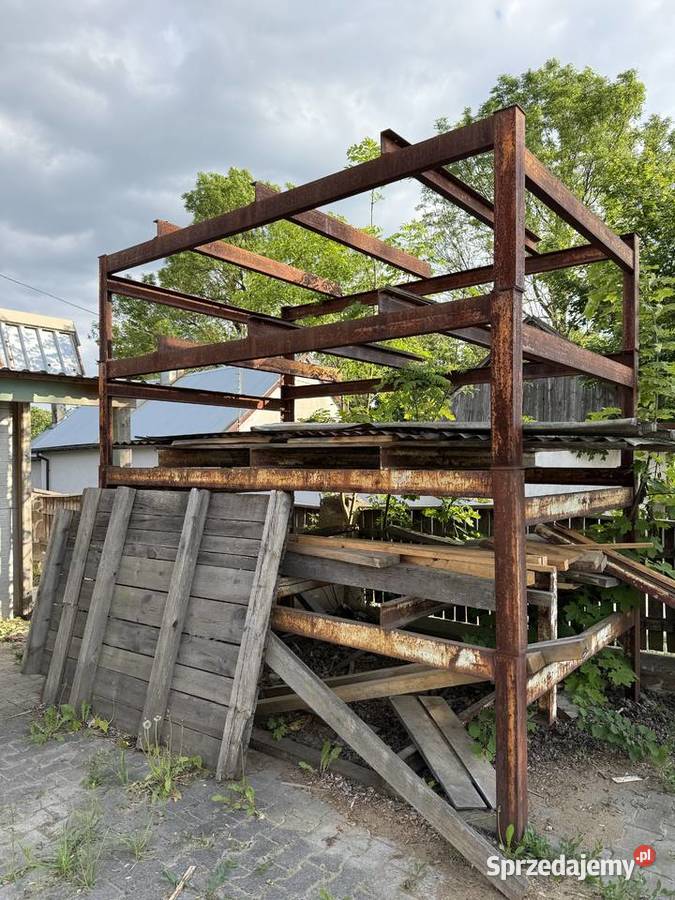 Regał zewnętrzny na płyty blachę Kielce