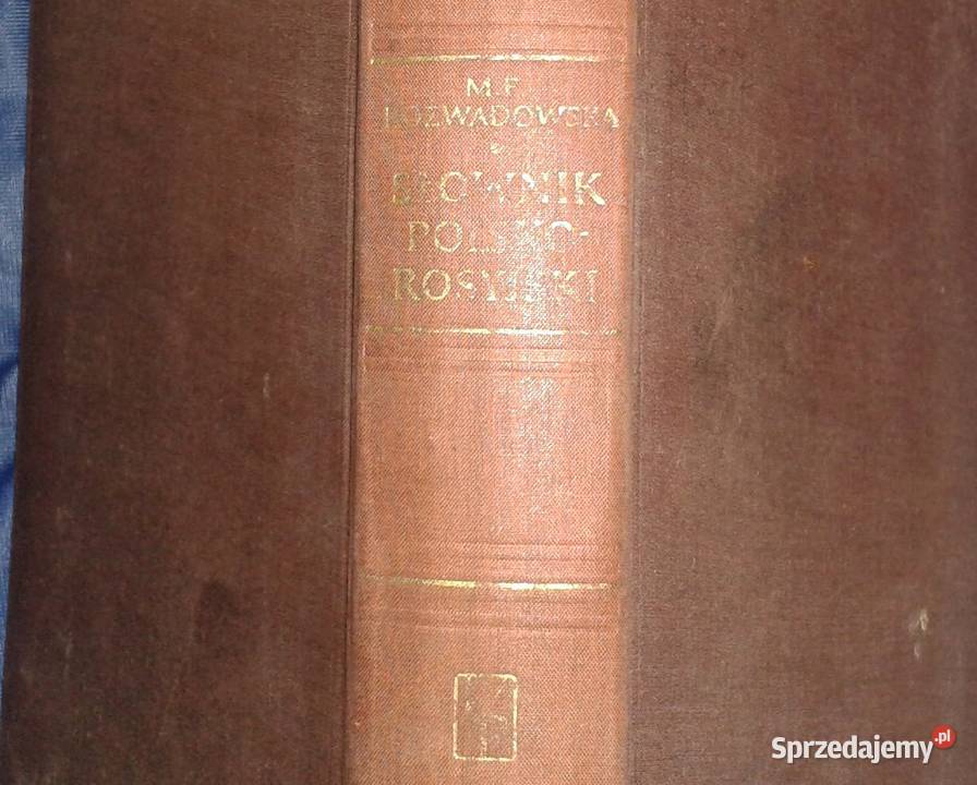 Słownik rosyjskopolski i polskorosyjski M F Chełm