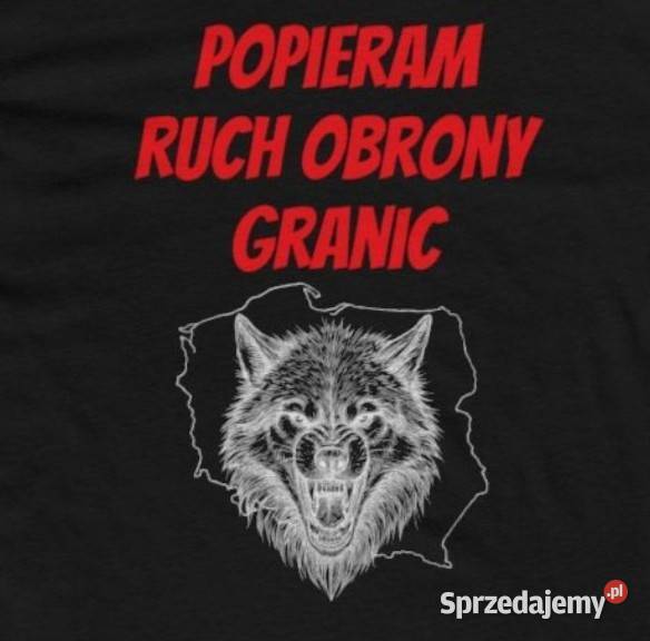 Koszulka patriotyczna Ruch Obrony Granic Stop Warszawa